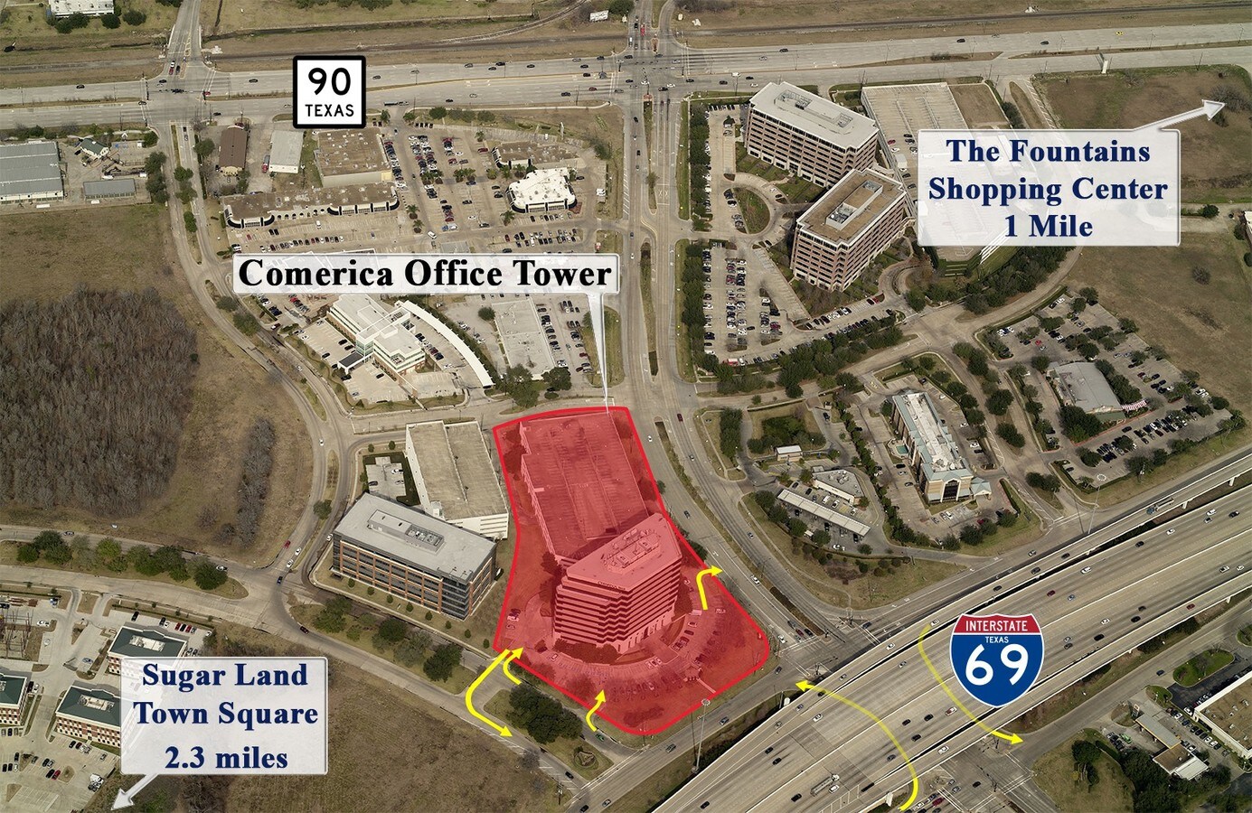 1 Sugar Creek Center Blvd, Sugar Land, TX 77478 - Comerica Office Tower