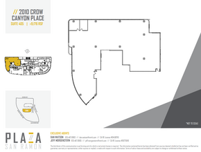 2010 Crow Canyon Pl, San Ramon, CA for lease Floor Plan- Image 1 of 1