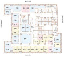 40 Wall St, New York, NY for lease Floor Plan- Image 1 of 4