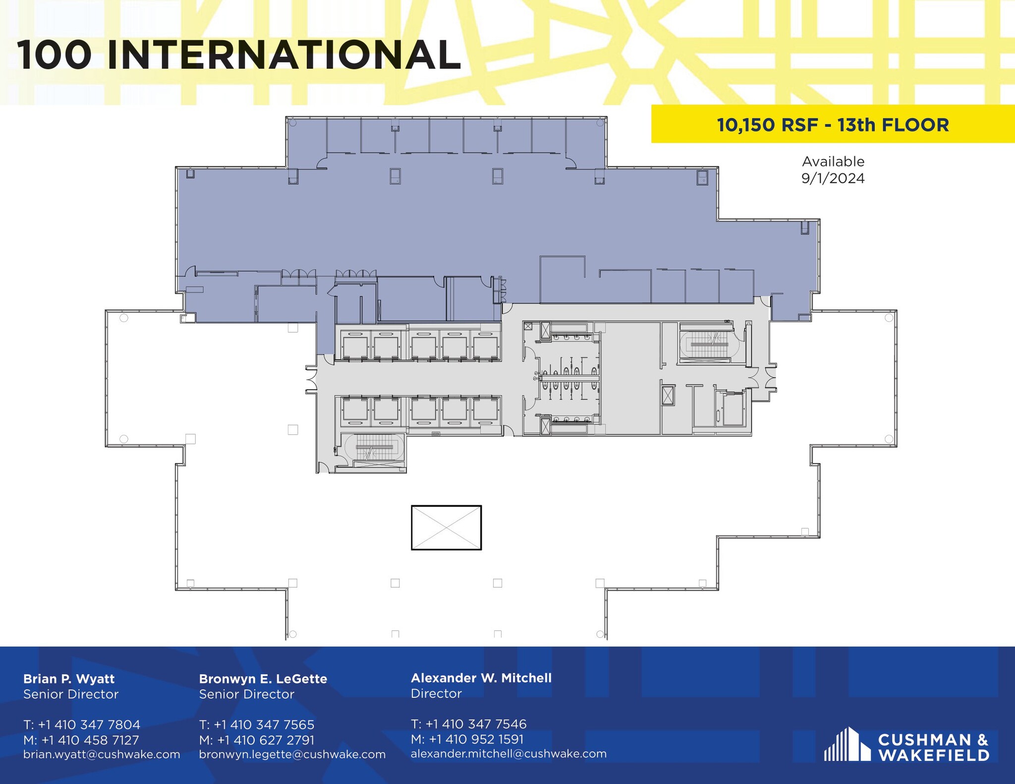 100 International Dr, Baltimore, MD for lease Floor Plan- Image 1 of 1