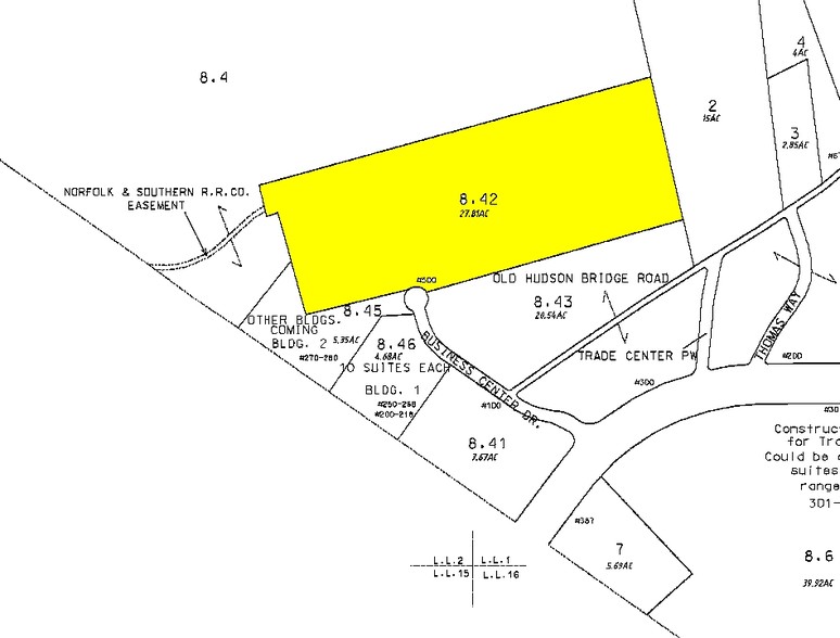 500 Business Center Dr, Stockbridge, GA for lease - Plat Map - Image 2 of 5