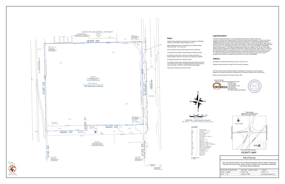 2640 N Florence Ave, Tulsa, OK for sale - Site Plan - Image 3 of 3