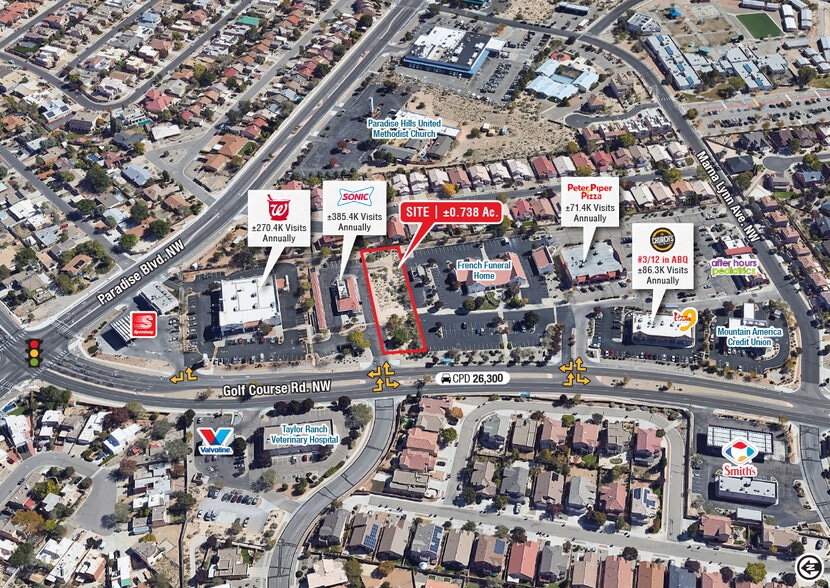 Golf Course Rd. rd, Albuquerque, NM for sale - Building Photo - Image 1 of 4