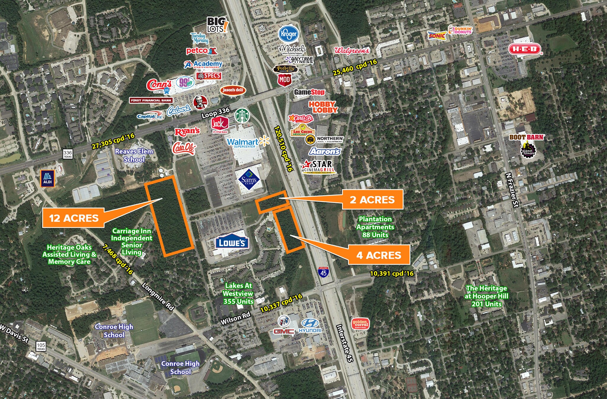 I 45, Conroe, TX for sale Primary Photo- Image 1 of 1