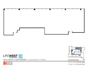 300 N Pacific Coast Hwy, El Segundo, CA for lease Floor Plan- Image 1 of 1