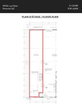 4975-4995 Rue Fisher, Montréal, QC for lease Floor Plan- Image 1 of 1