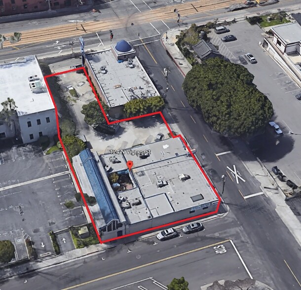 124 N Vignes St, Los Angeles, CA for lease - Aerial - Image 3 of 5