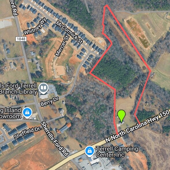 8042 N NC HWY 150 E, Terrell, NC for sale - Aerial - Image 1 of 3