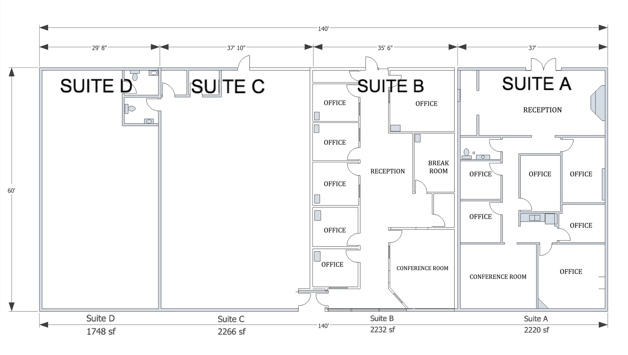 440 E Clark St, Pocatello, ID for lease Floor Plan- Image 1 of 15