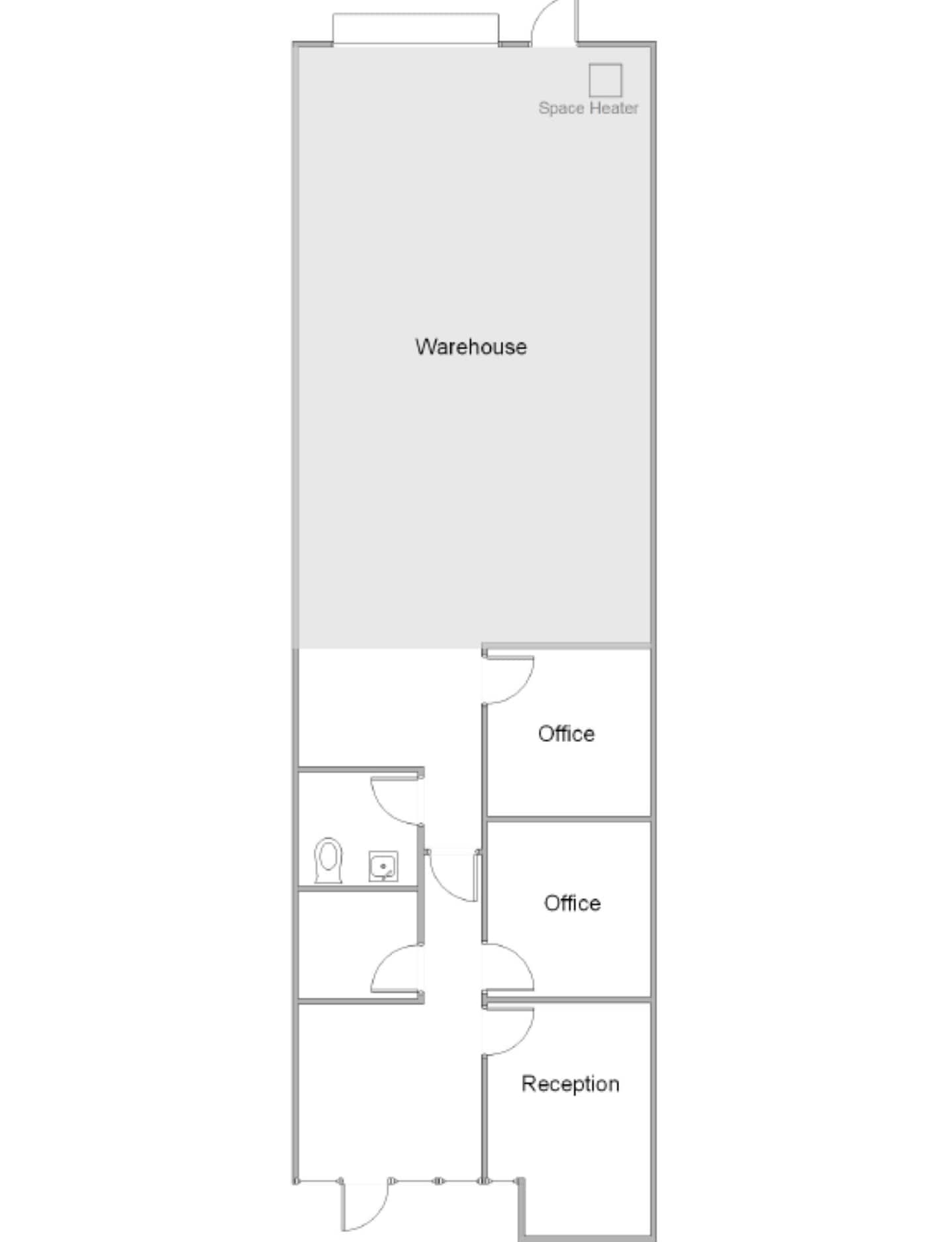 2801 Saturn St, Brea, CA for lease Floor Plan- Image 1 of 1