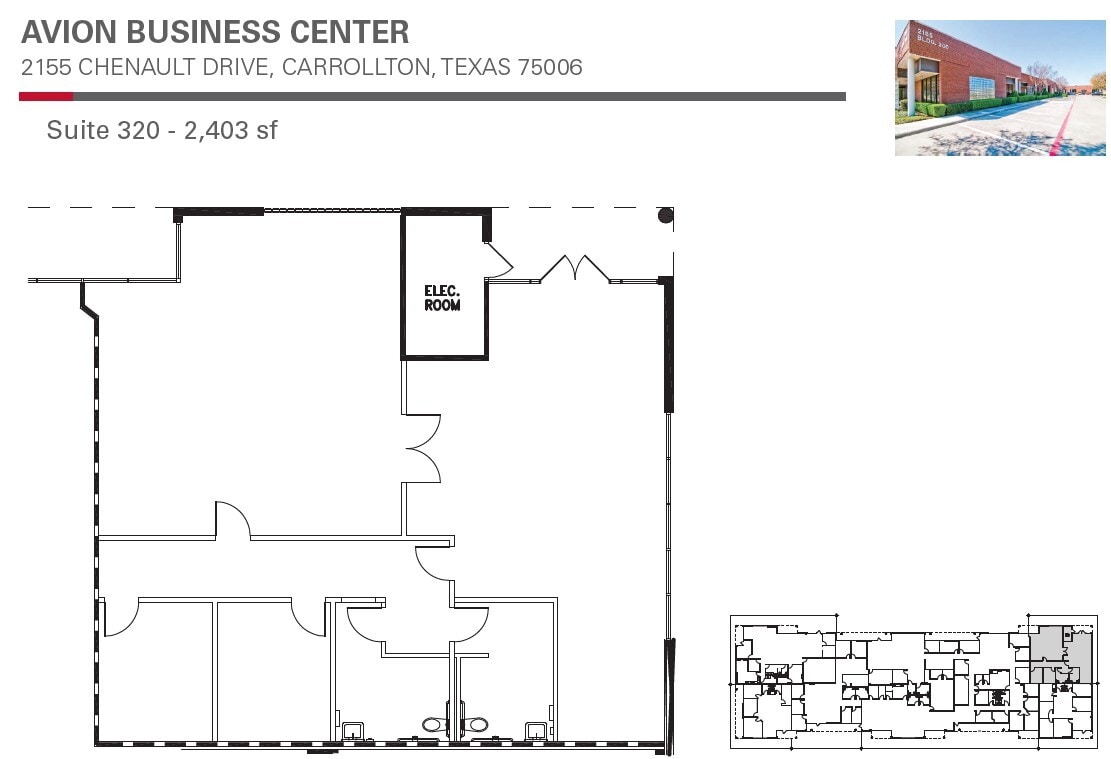 2155 Chenault Dr, Carrollton, TX for lease Floor Plan- Image 1 of 1