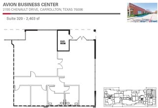 2155 Chenault Dr, Carrollton, TX for lease Floor Plan- Image 1 of 1