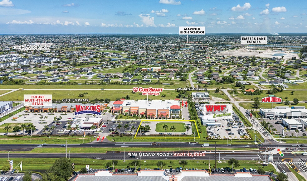 1119 SW Pine Island Rd, Cape Coral, FL for sale - Aerial - Image 3 of 6