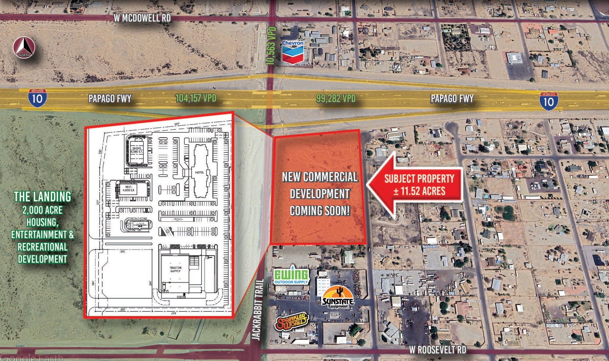 SEC Jackrabbit Trail & I-10, Buckeye, AZ for lease Interior Photo- Image 1 of 1