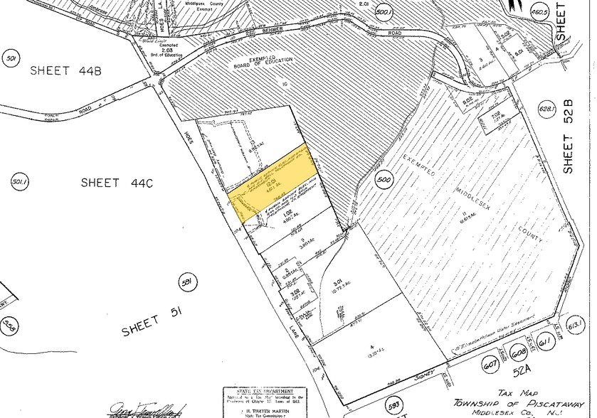 377 Hoes Ln, Piscataway, NJ for lease - Plat Map - Image 2 of 10