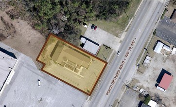 2431 Peach Orchard Rd, Augusta, GA - AERIAL map view