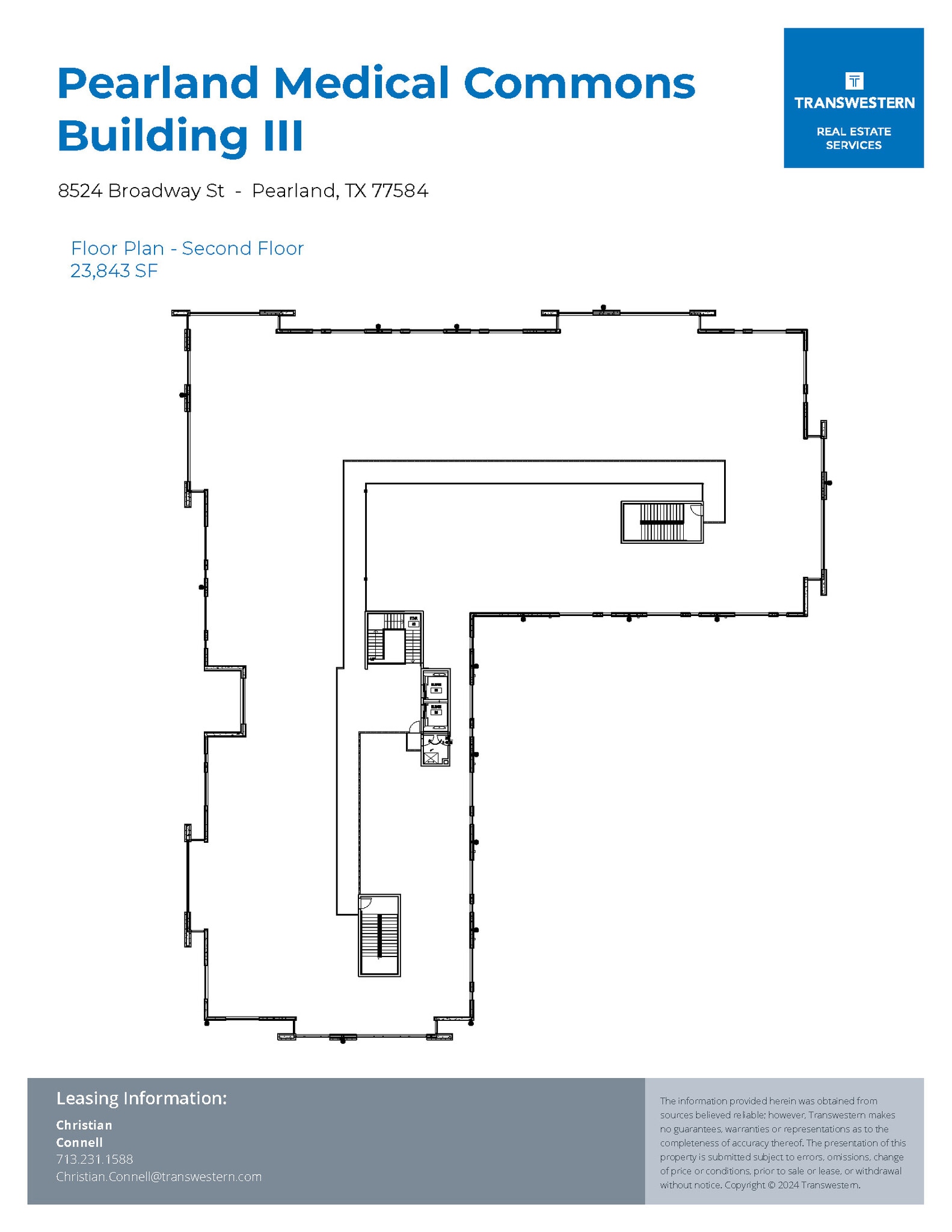 8524 Broadway St, Pearland, TX for lease Floor Plan- Image 1 of 1