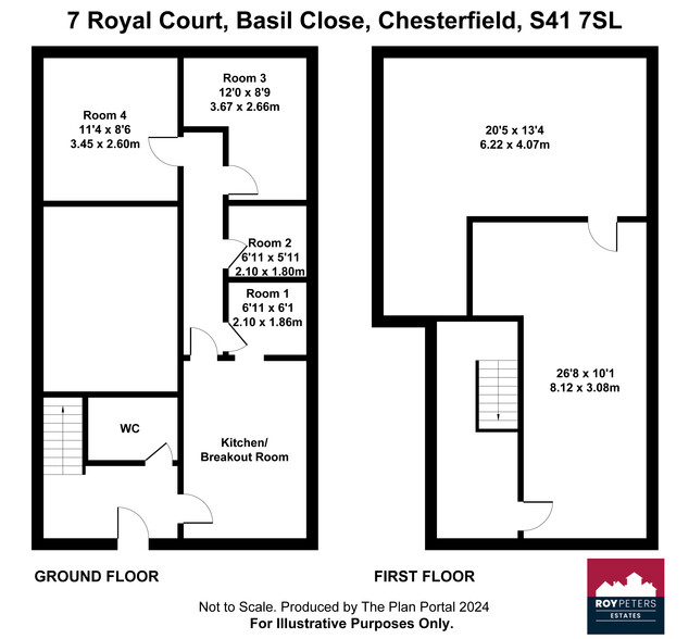 Basil Close, Chesterfield for lease - Floor Plan - Image 2 of 2