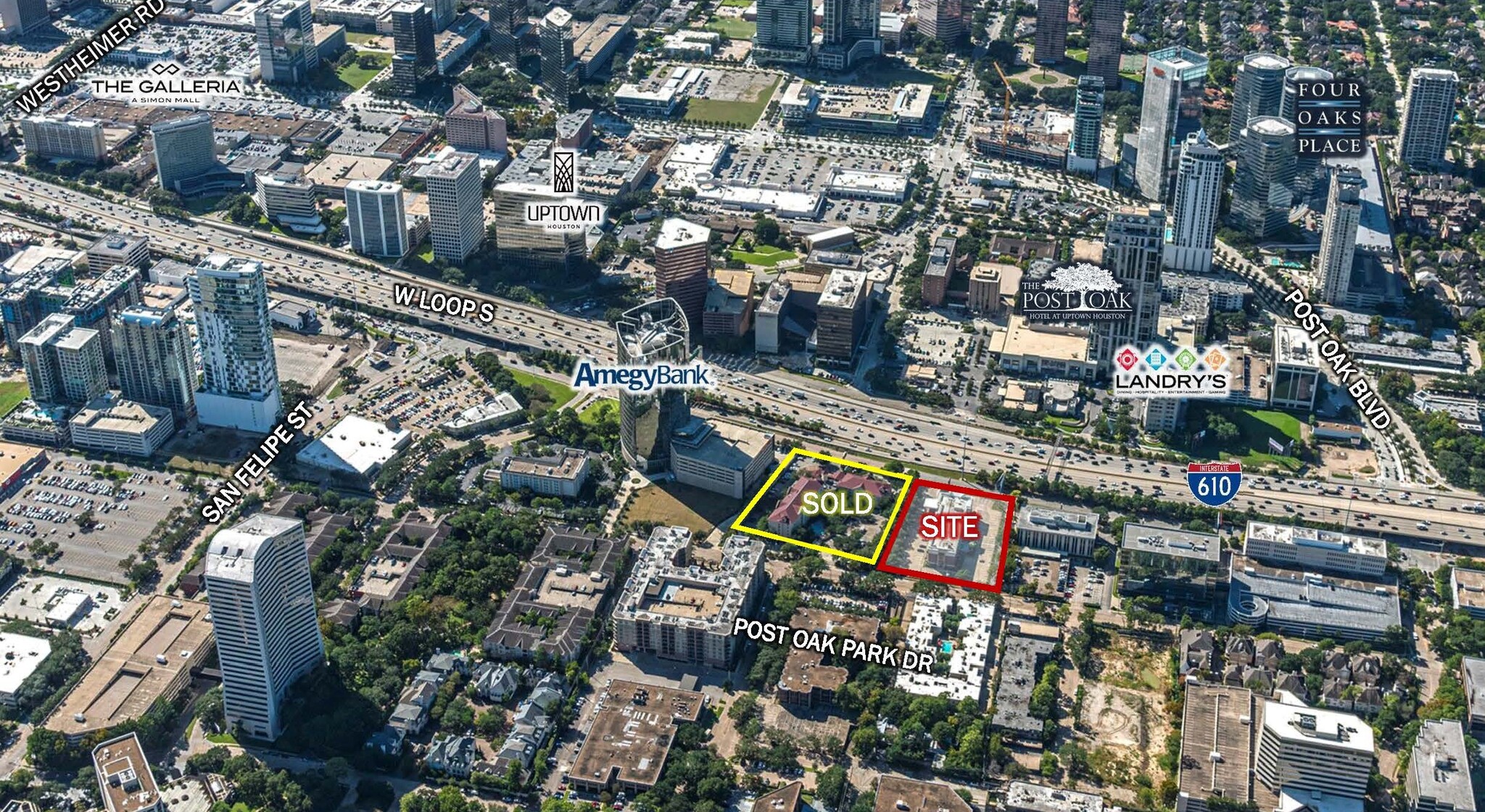 1615 West Loop South, Houston, TX for sale Aerial- Image 1 of 6