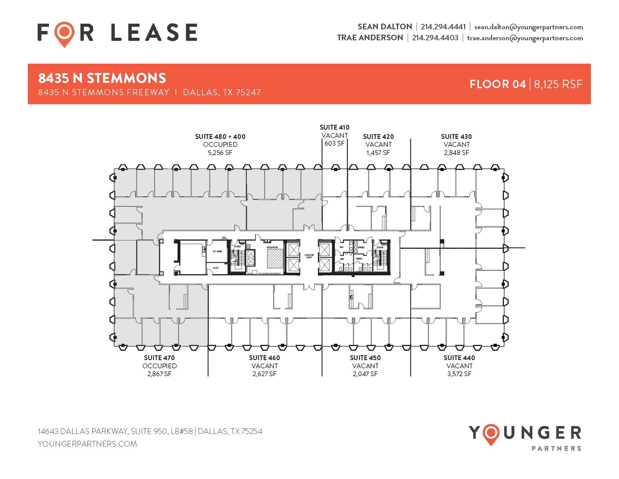 8435 N Stemmons Fwy, Dallas, TX for lease Floor Plan- Image 1 of 2