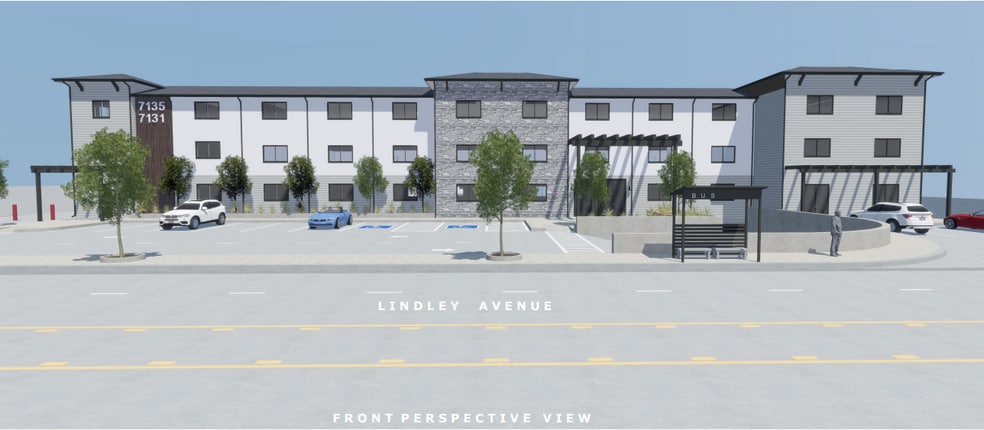 7111-7135 Lindley Ave, Reseda, CA for sale - Building Photo - Image 3 of 7