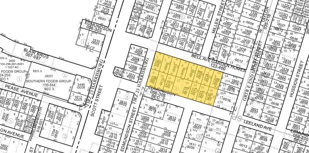 3719 Leeland St, Houston, TX for sale - Plat Map - Image 3 of 3