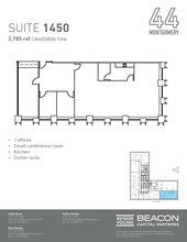 44 Montgomery St, San Francisco, CA for lease Floor Plan- Image 1 of 1