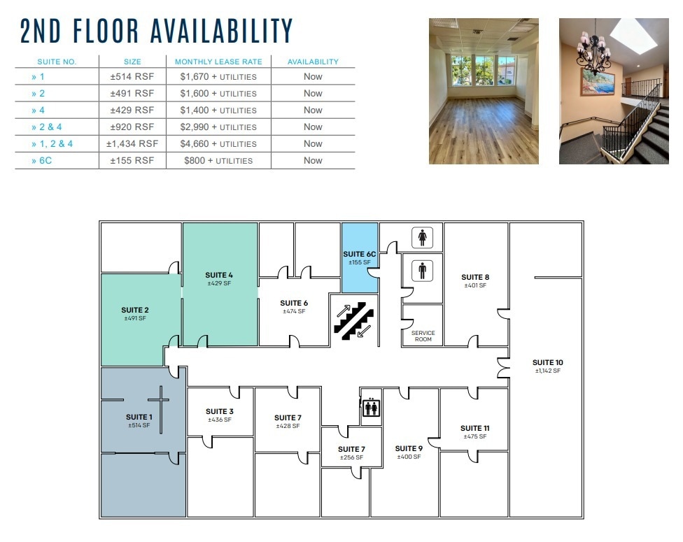7918-7924 Ivanhoe Ave, La Jolla, CA for lease Floor Plan- Image 1 of 1