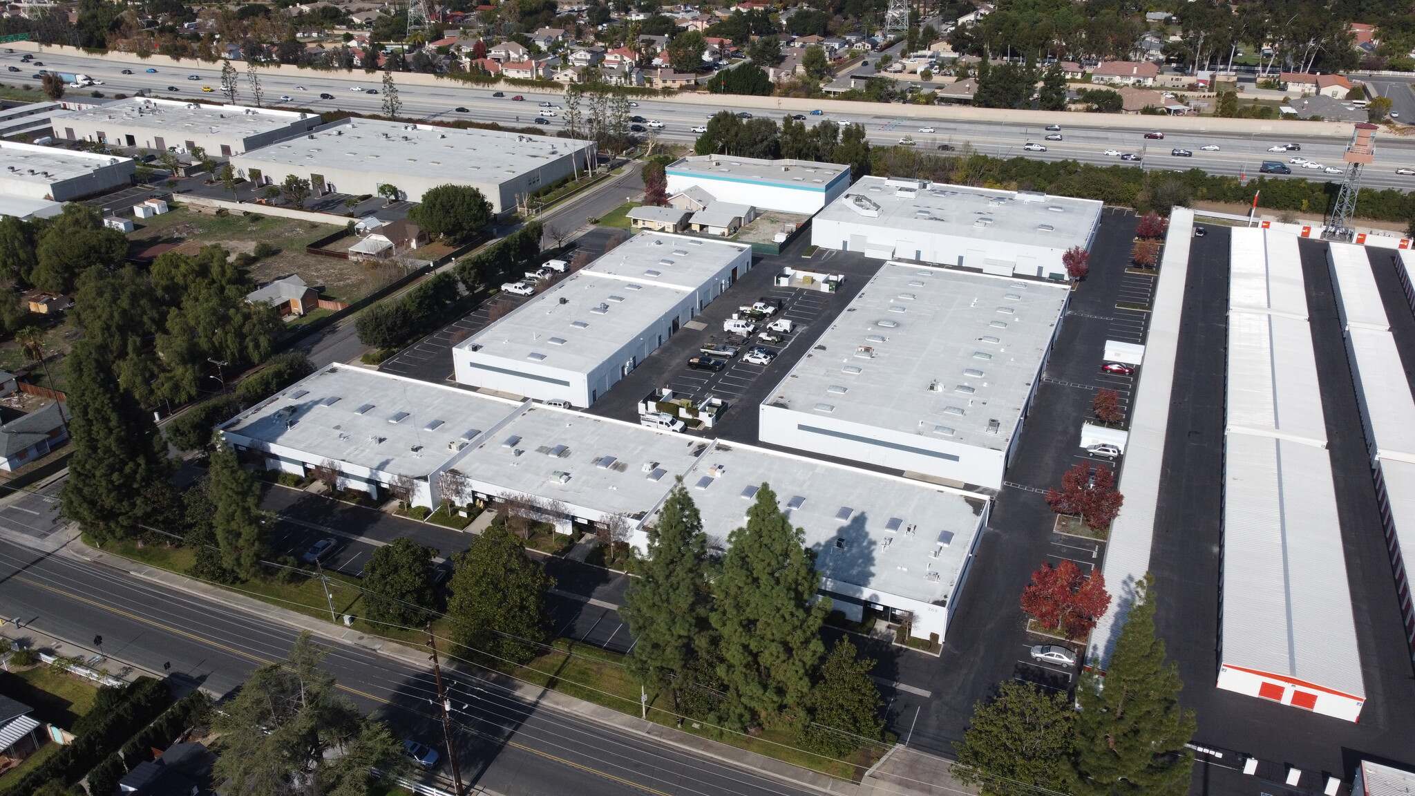 269-299 W Allen Ave, San Dimas, CA for lease Aerial- Image 1 of 15