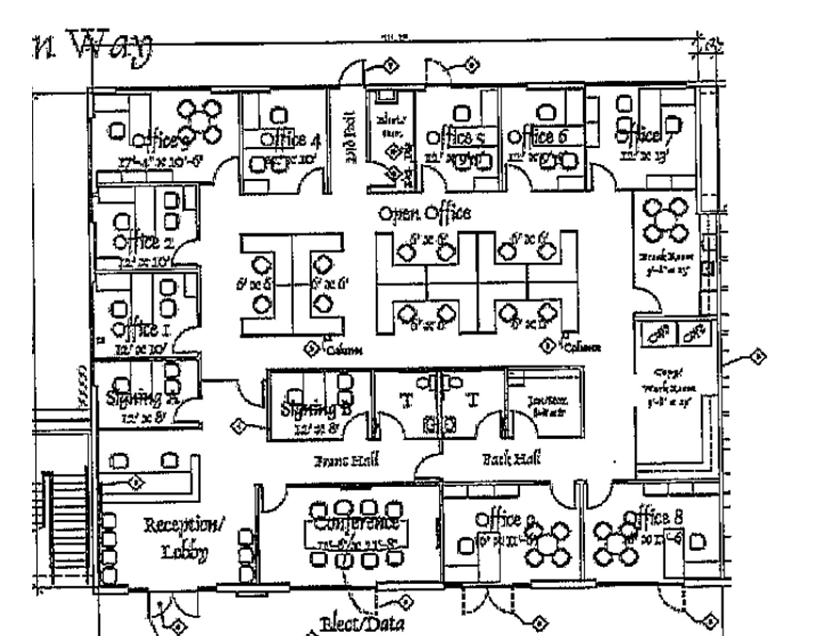 6140 Brent Thurman Way, Las Vegas, NV for lease Floor Plan- Image 1 of 7