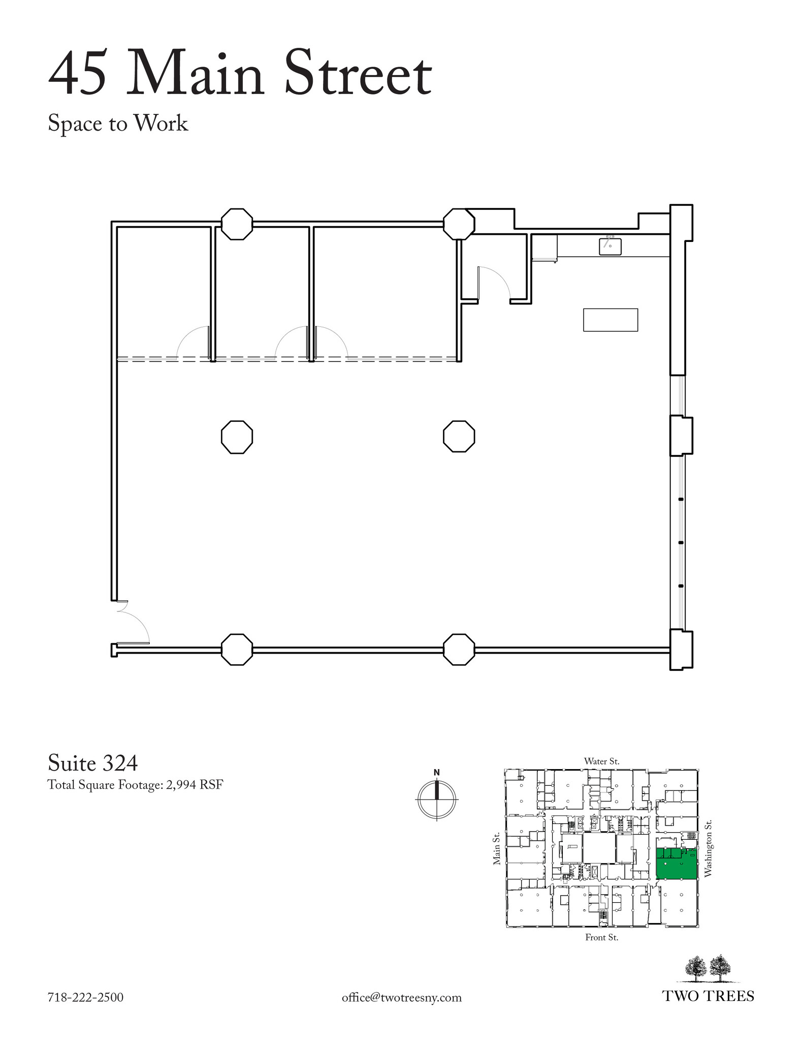 45 Main St, Brooklyn, NY for lease Floor Plan- Image 1 of 7