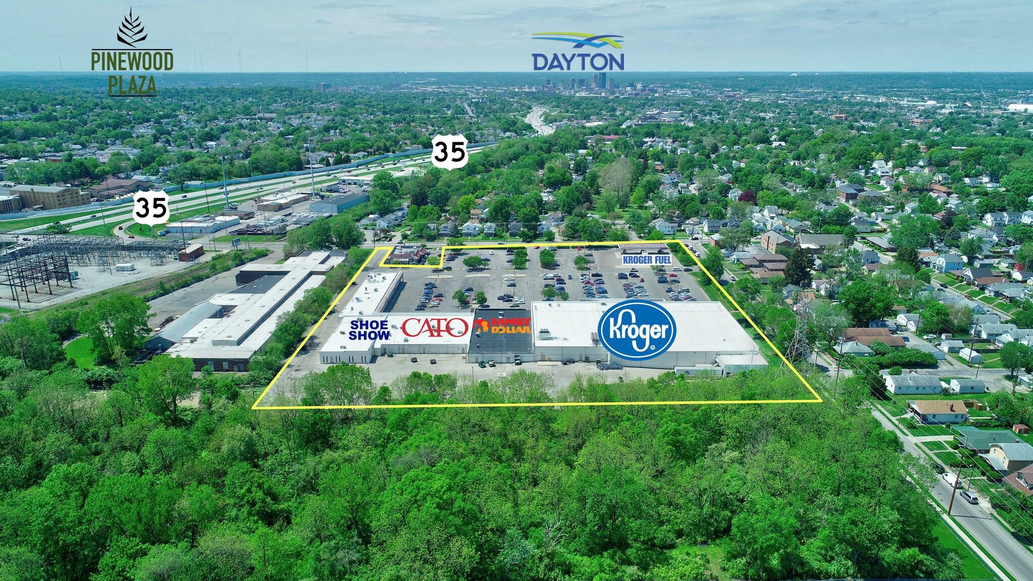 1024 S Smithville Rd, Dayton, OH 45403 Pinewood Plaza Shopping Center