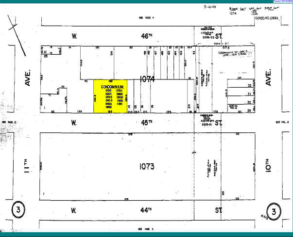 535-547 W 45th St, New York, NY for sale - Plat Map - Image 2 of 6