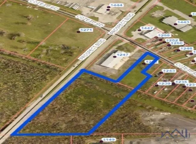 1251 Coteau Rd, Houma, LA for sale - Plat Map - Image 1 of 1