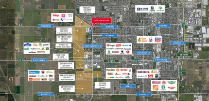 311-333 Lower Sacramento Rd, Lodi, CA - AERIAL map view - Image1