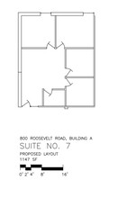 800 Roosevelt Rd, Glen Ellyn, IL for lease Floor Plan- Image 1 of 1