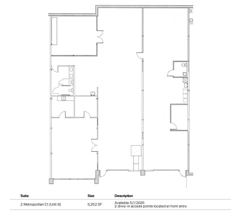 2 Metropolitan Ct, Gaithersburg, MD for lease Floor Plan- Image 1 of 1