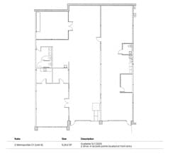 2 Metropolitan Ct, Gaithersburg, MD for lease Floor Plan- Image 1 of 1