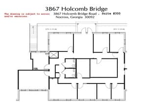 3867 Holcomb Bridge Rd, Peachtree Corners, GA for lease Site Plan- Image 1 of 1