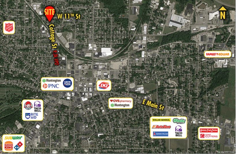 622 Cottage St, Ashland, OH for sale Aerial- Image 1 of 1