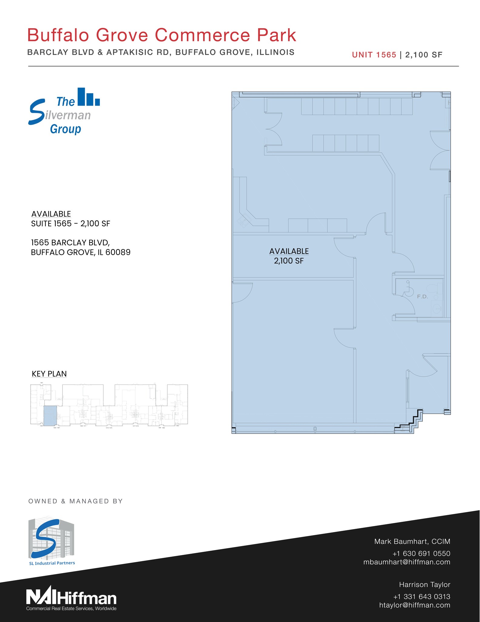 1530-1558 Barclay Blvd, Buffalo Grove, IL for lease Site Plan- Image 1 of 1