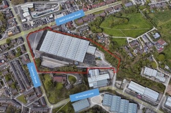 Townley St, Manchester, GTM - AERIAL  map view