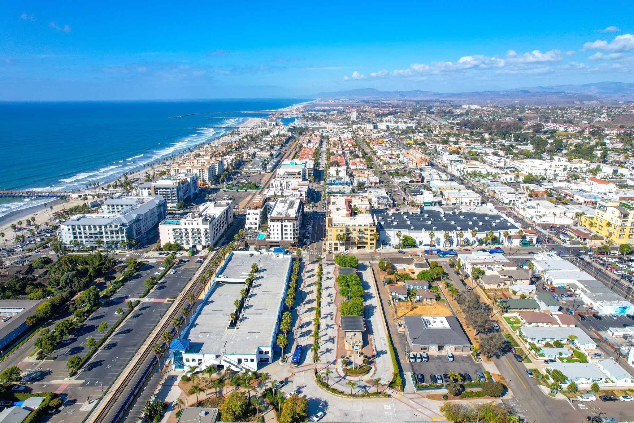 125 S Tremont, Oceanside, CA for lease Aerial- Image 1 of 7