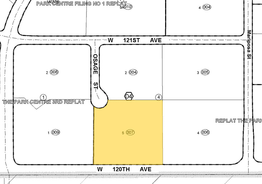 1499 W 120th Ave, Westminster, CO for lease - Plat Map - Image 2 of 6