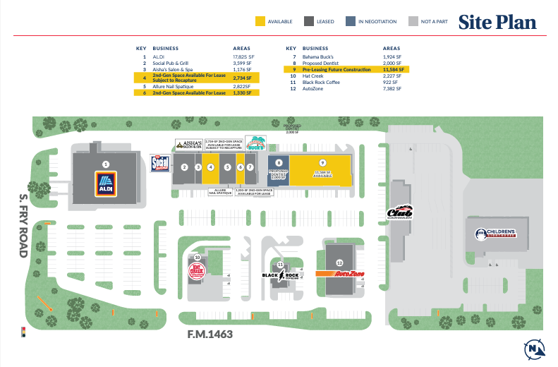 5810 FM 1463 Rd, Katy, TX for lease - Site Plan - Image 2 of 3