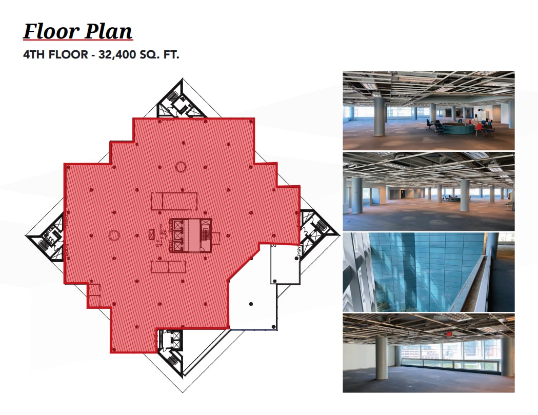 355 Portage Av, Winnipeg, MB for lease Floor Plan- Image 1 of 1