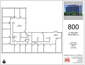 800 E Northwest Hwy, Palatine, IL for lease Floor Plan- Image 1 of 11