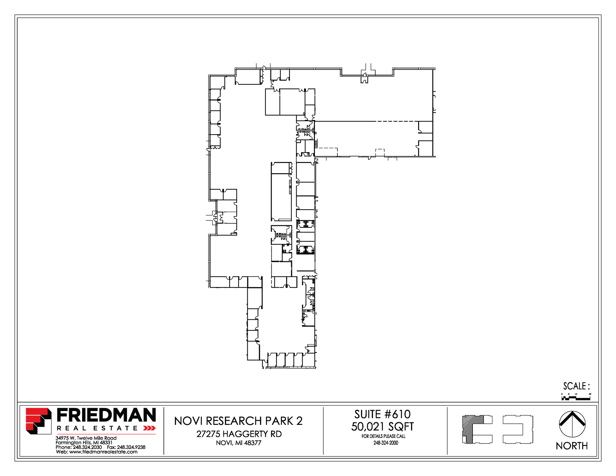 27275 Haggerty Rd, Novi, MI for lease Floor Plan- Image 1 of 5