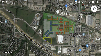 Mapleshade Ln, Plano, TX - aerial  map view