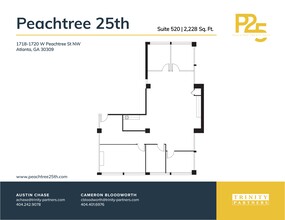 1718-1720 NW Peachtree St, Atlanta, GA for lease Site Plan- Image 1 of 1